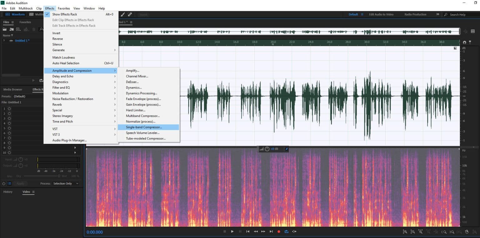 Single band compressor adobe audition как