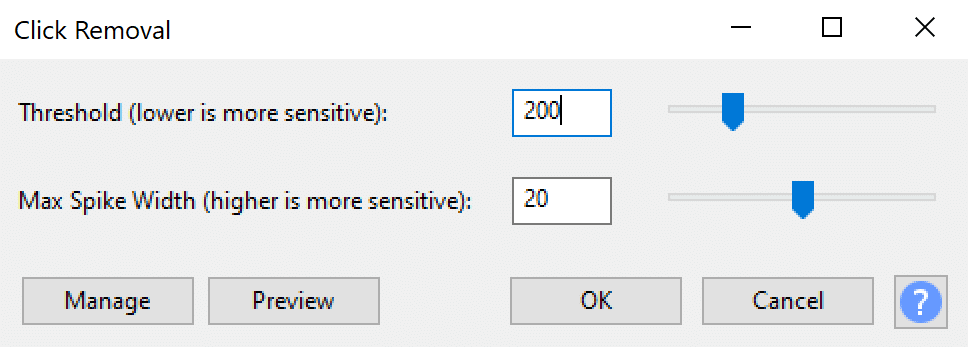 how to remove mouth noise in audacity