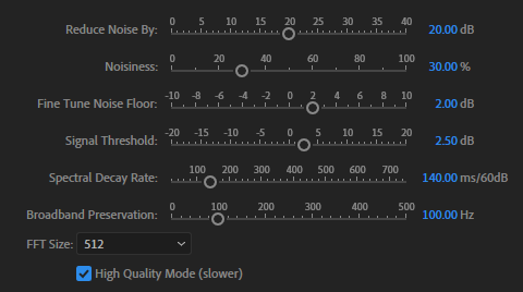 remove background noise from audio adobe audition