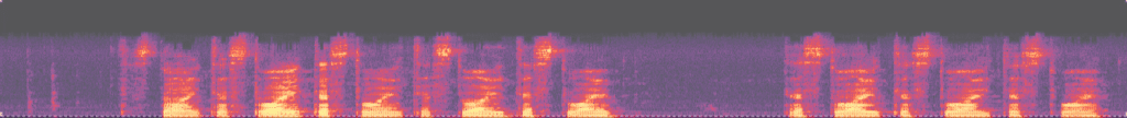 Audio before applying noise gate settings in Adobe Audition