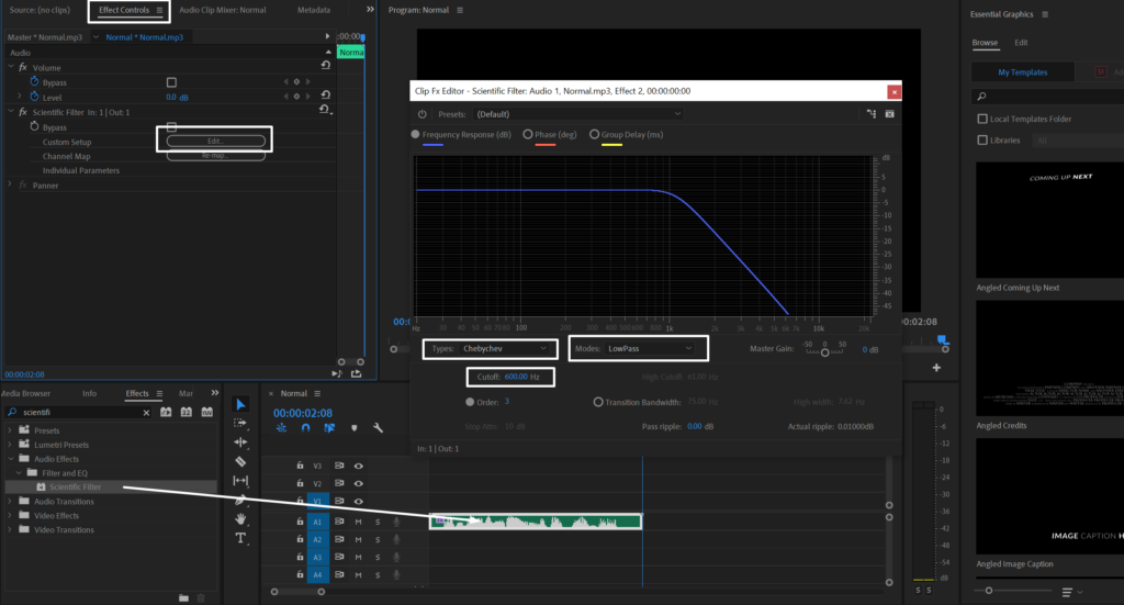 How to Make Audio Sound Muffled in Premiere Pro? Voice Over Tip